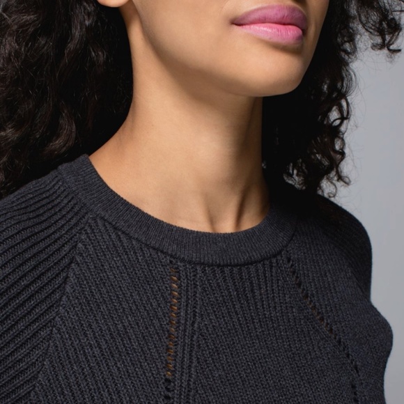 LULULEMON ATHLETICA THE SWEATER THE BETTER LIGHTWEIGHT LUXE KNITWEAR - Picture 4 of 13